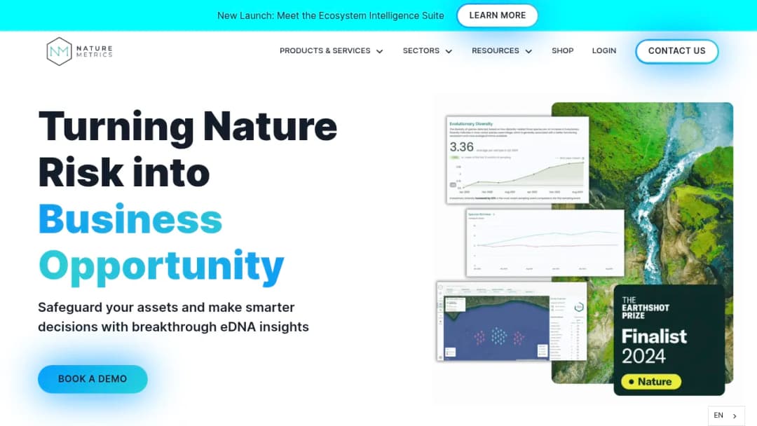 NatureMetrics screenshot