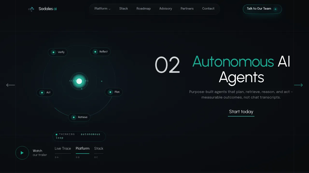 Sodales.AI screenshot