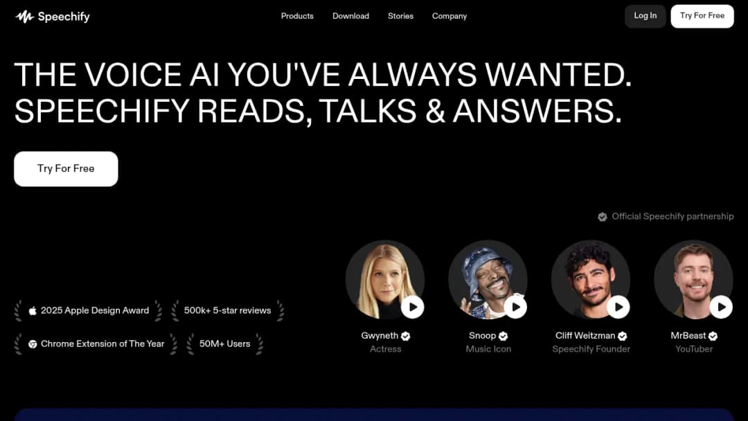 Speechify screenshot
