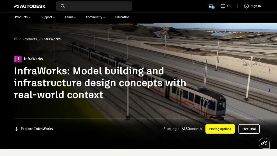 Autodesk InfraWorks screenshot