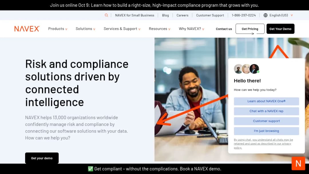 Navex screenshot