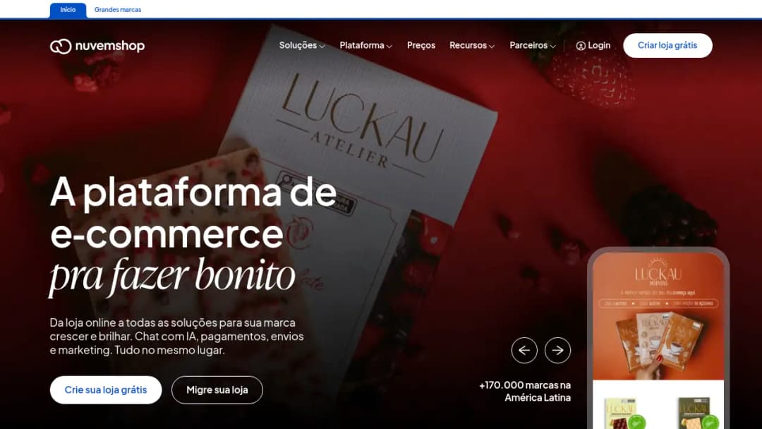 Nuvemshop screenshot