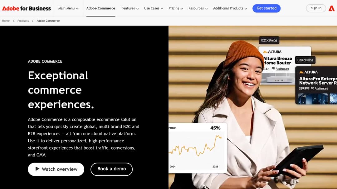 Adobe Commerce screenshot