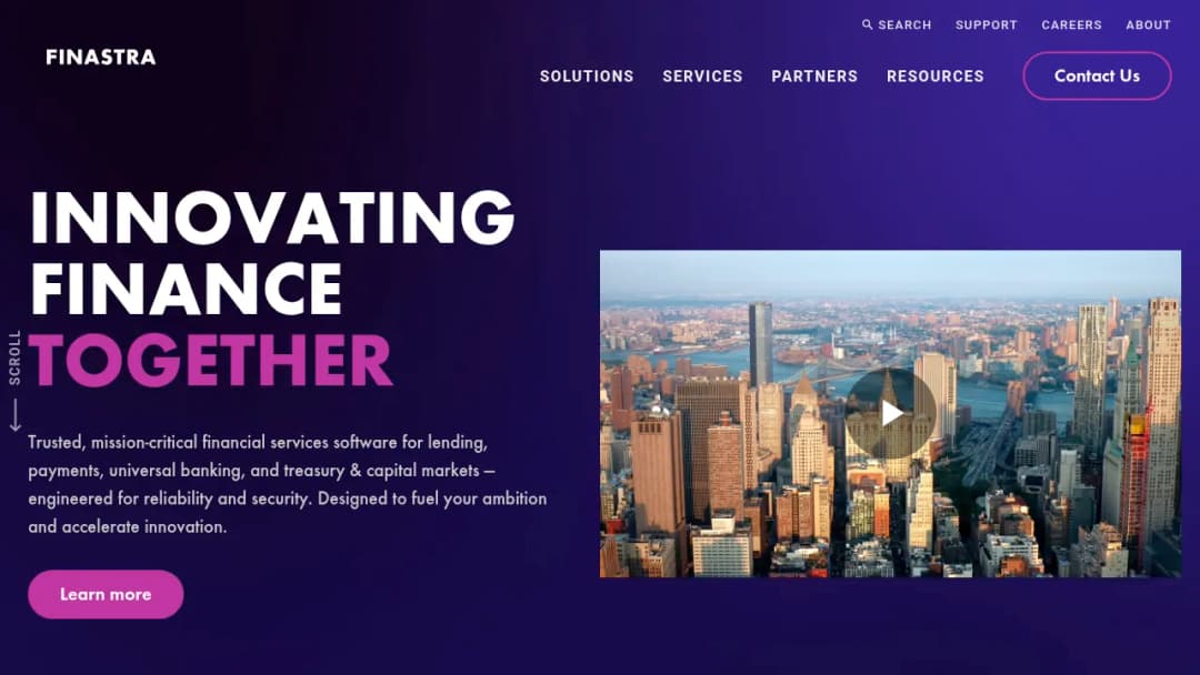 Finastra screenshot