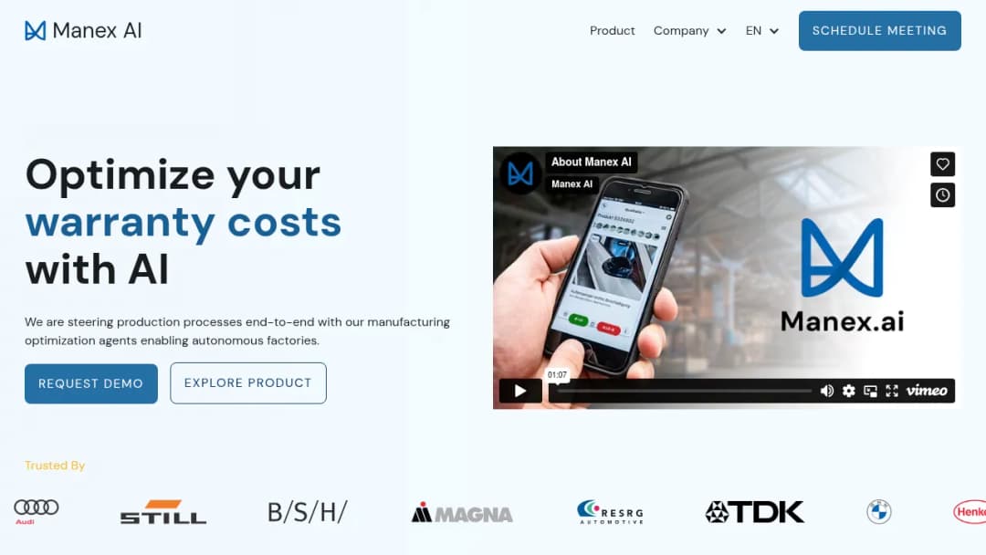 Manex AI screenshot