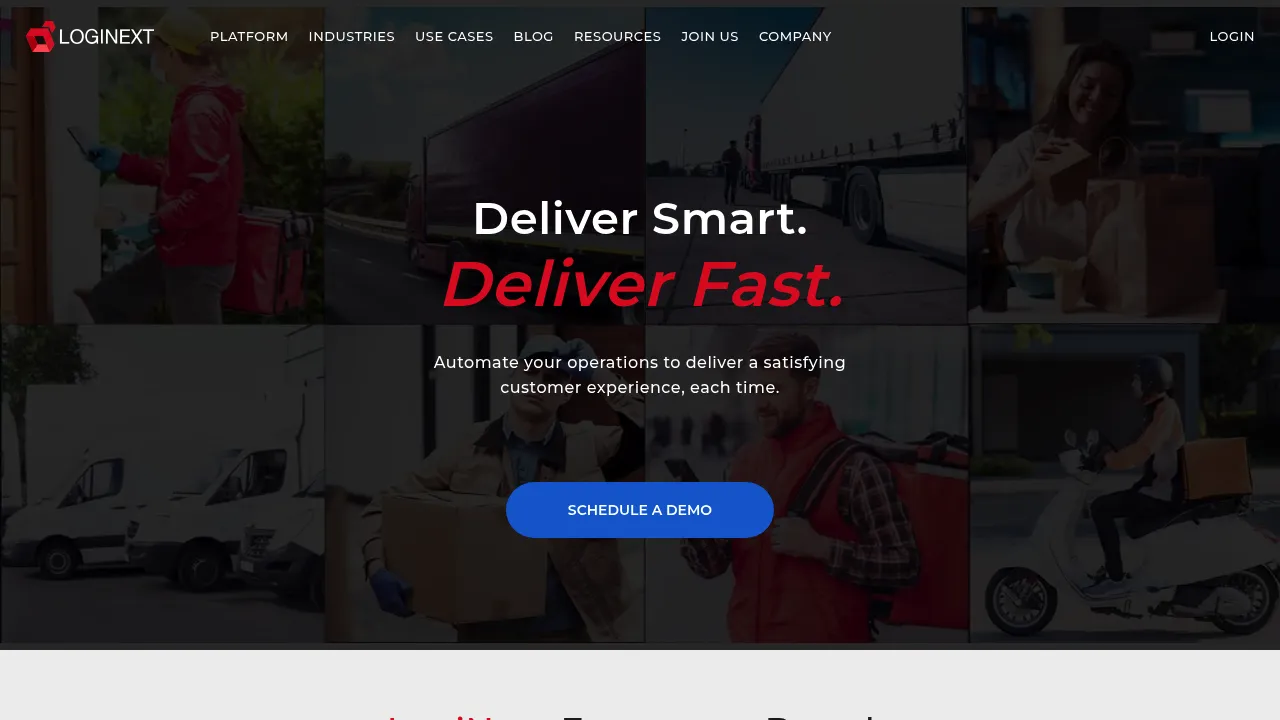 LogiNext screenshot