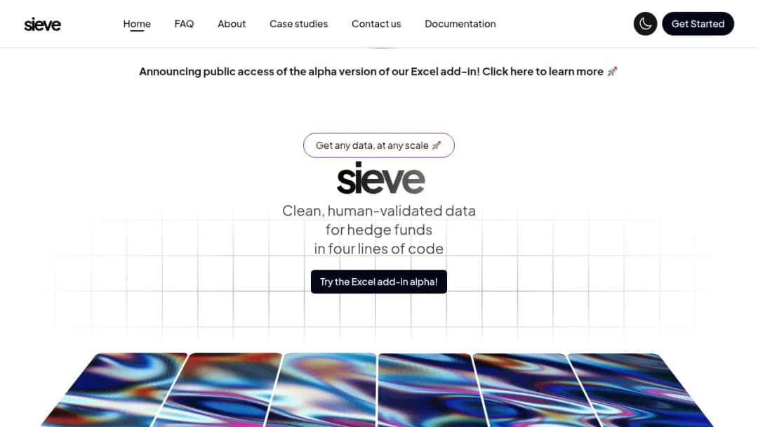 sieve screenshot