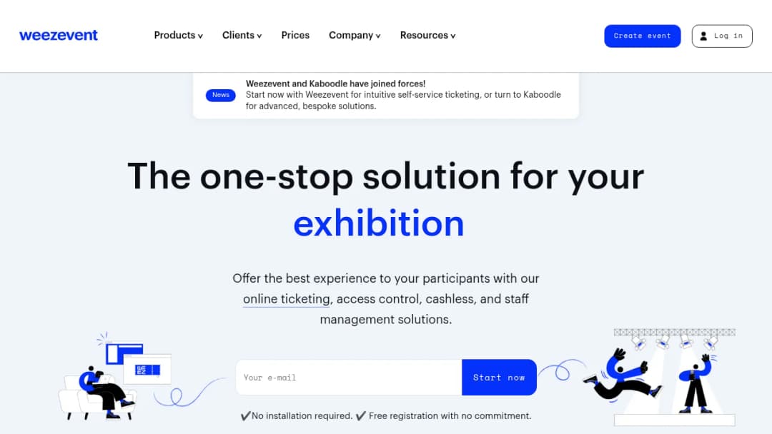 Weezevent screenshot