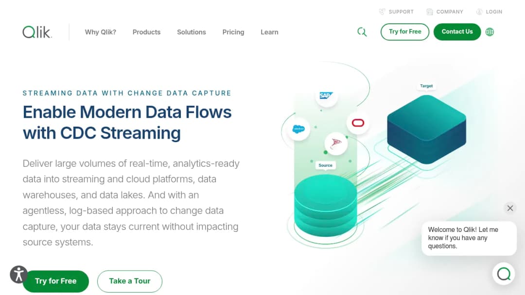 Qlik Data Streaming screenshot