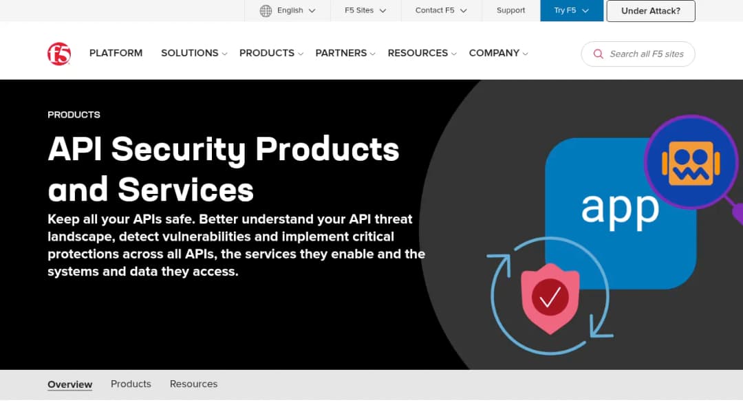F5 API security screenshot