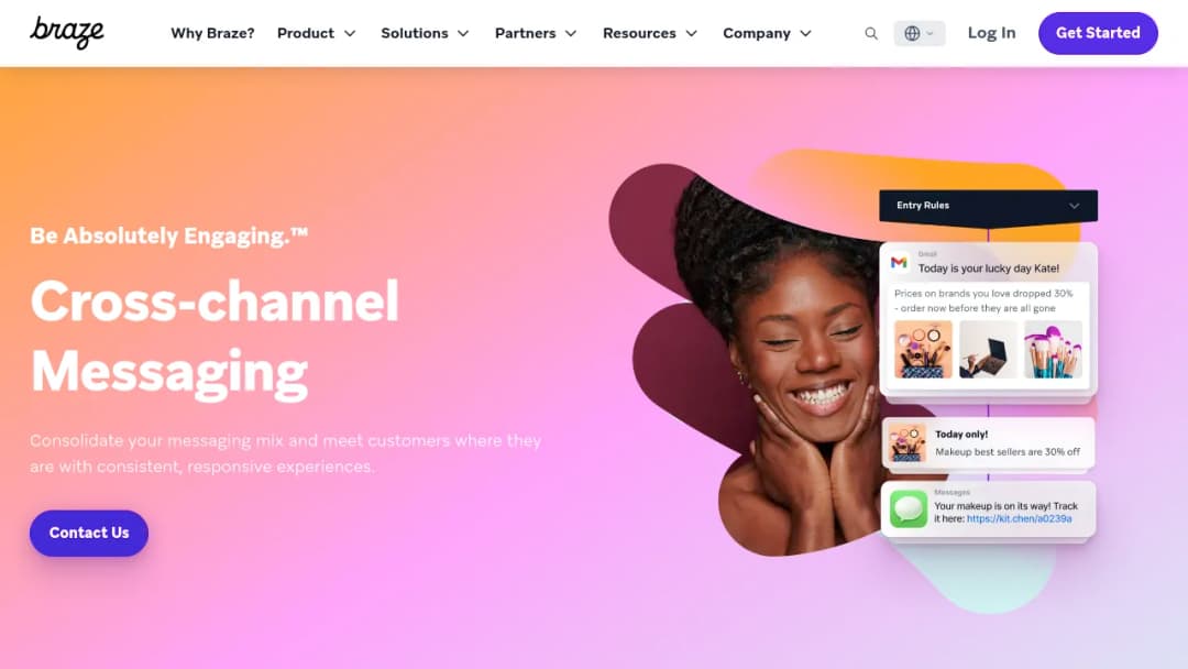 Braze Cross-Channel screenshot