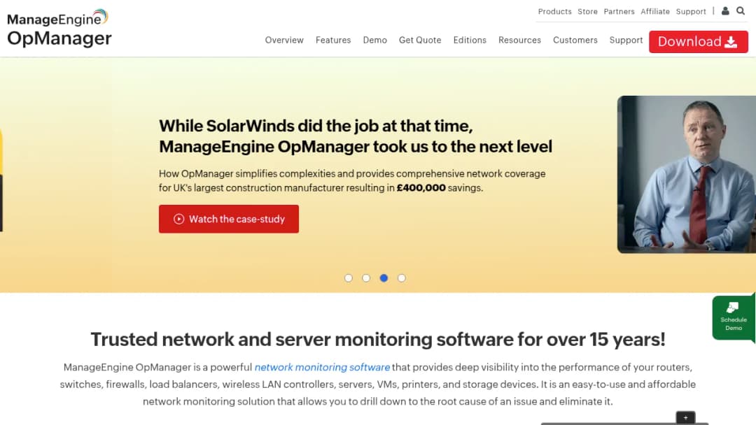 ManageEngine OpManager screenshot