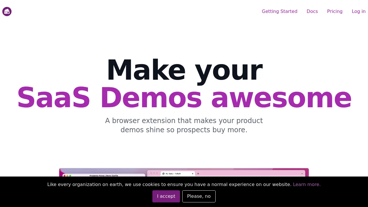 Demo Gorilla screenshot