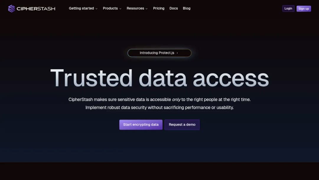 CipherStash screenshot