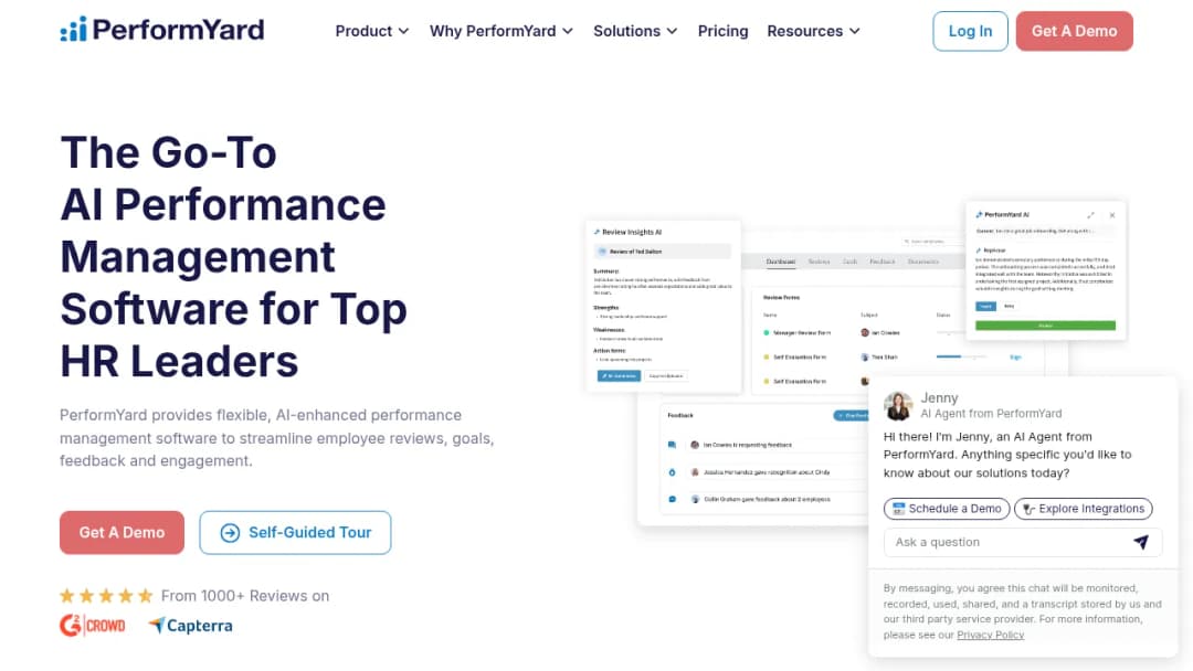 PerformYard screenshot