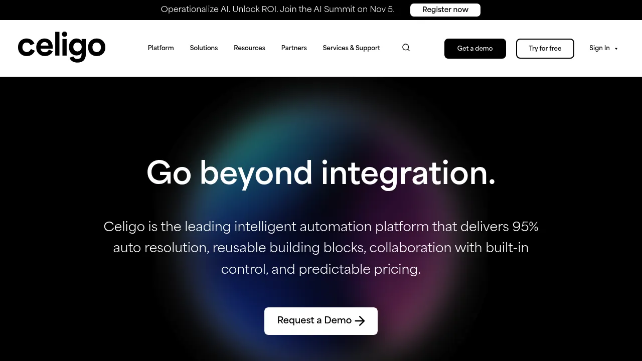 Celigo screenshot