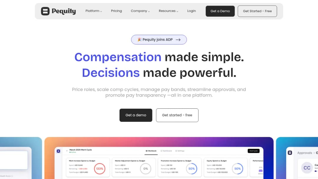 Pequity screenshot