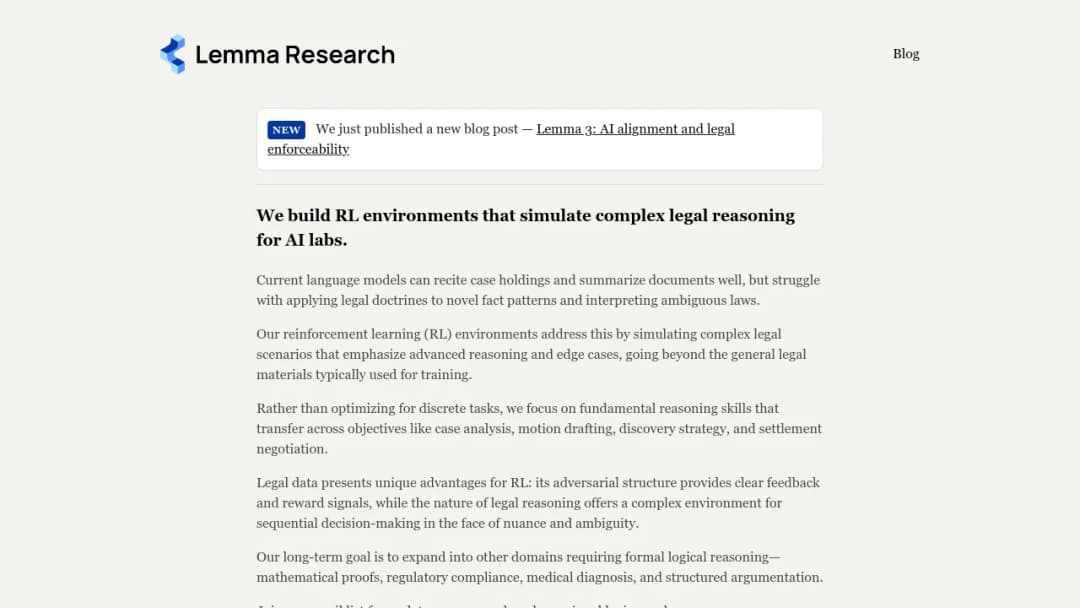 Lemma screenshot