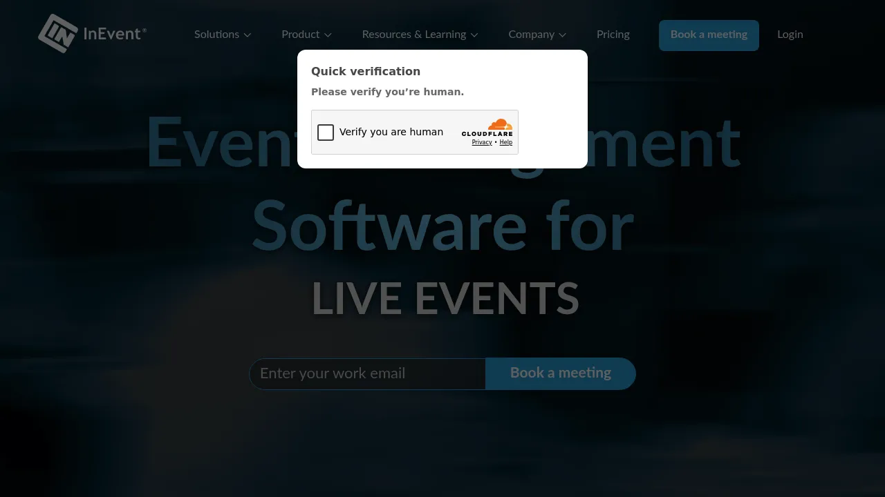 InEvent screenshot