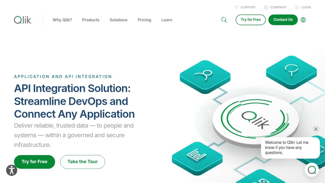 Qlik Application and API Integration screenshot
