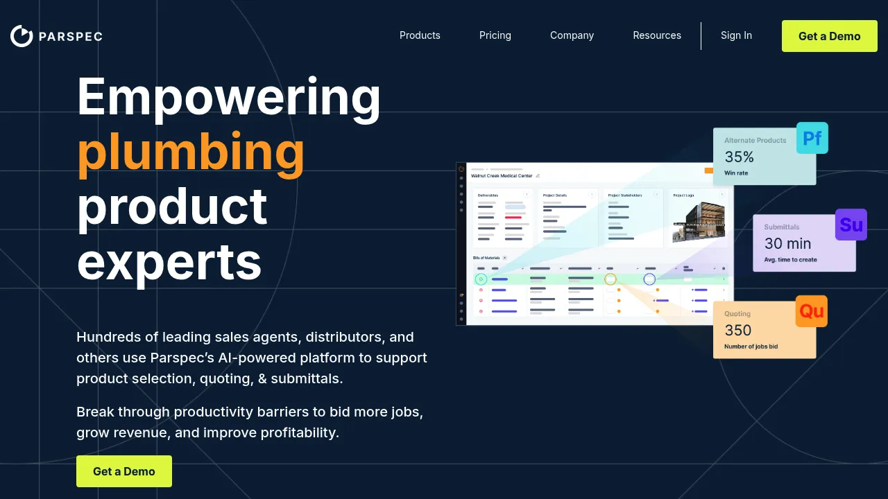 Parspec screenshot