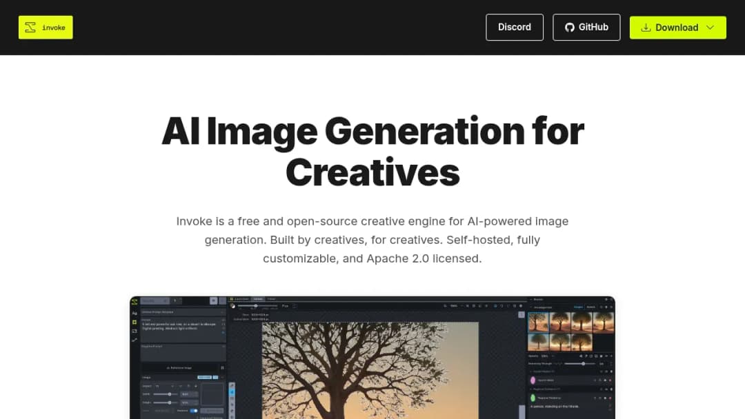 Invoke screenshot