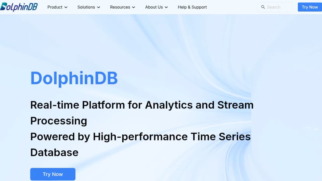 DolphinDB screenshot