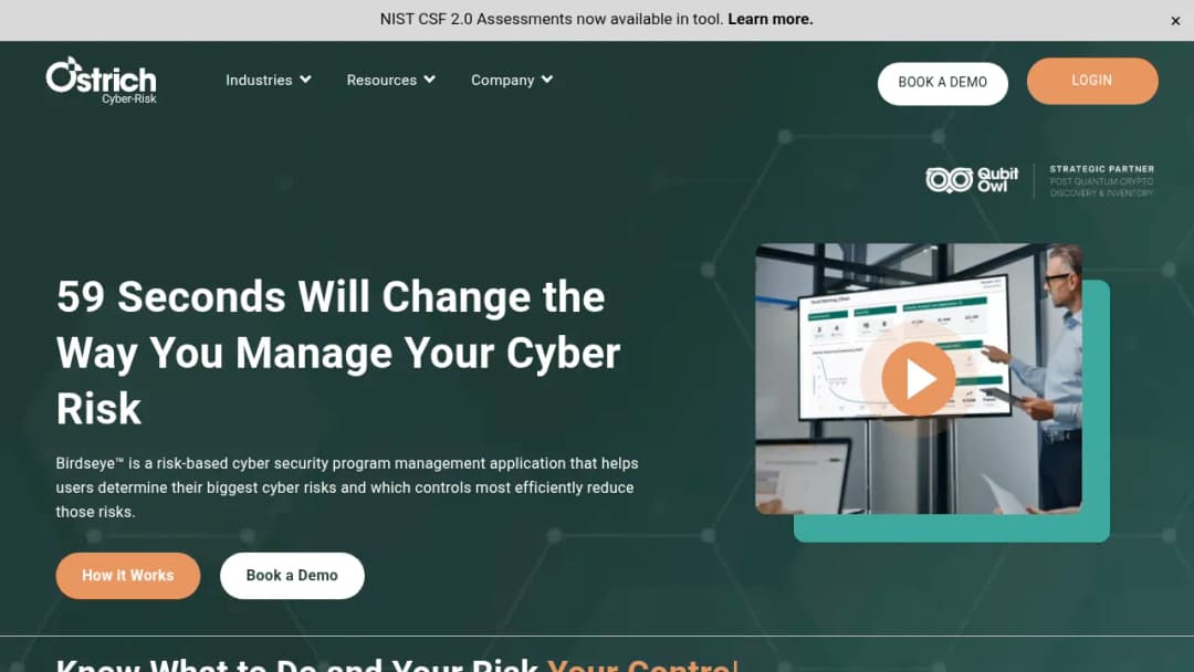 Ostrich Cyber-Risk screenshot