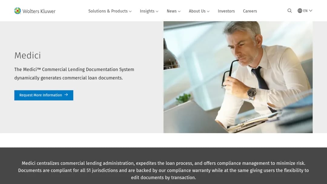 Wolters Kluwer Medici screenshot
