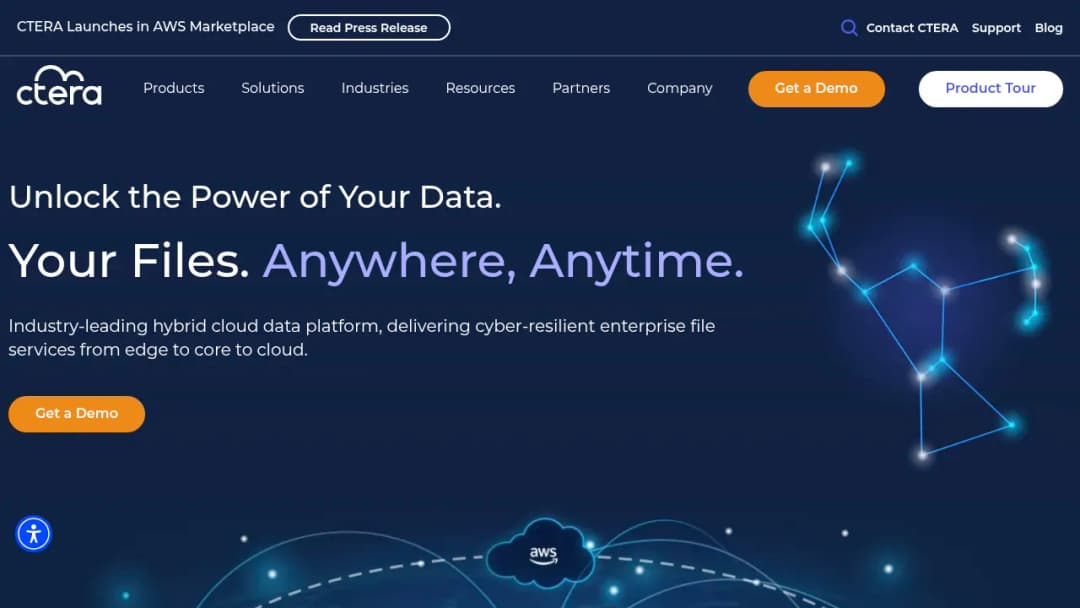 CTERA screenshot