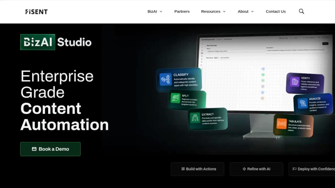 Fisent Technologies screenshot