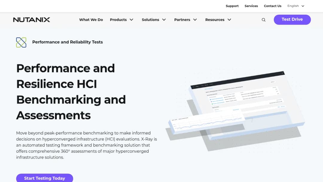 Nutanix X-Ray Performance & Reliability Tests screenshot