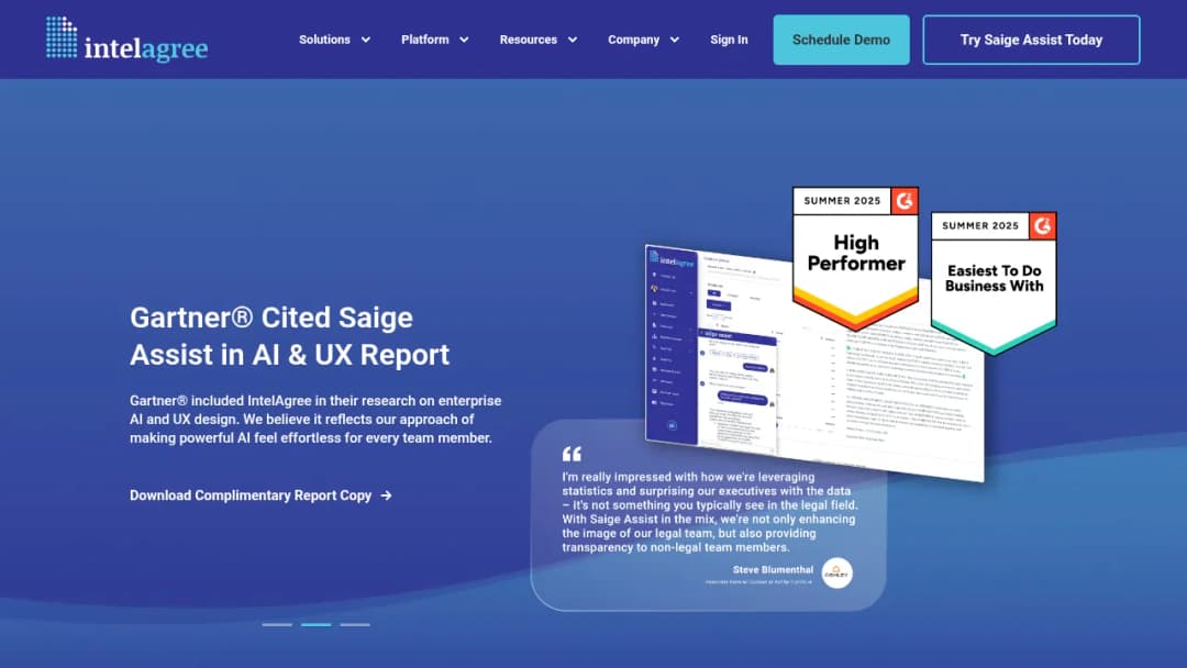 IntelAgree screenshot