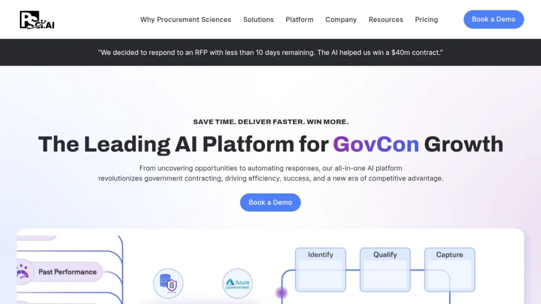 Procurement Sciences AI screenshot