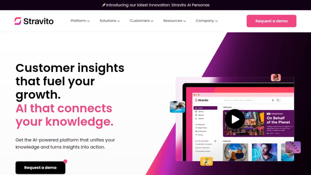 Stravito screenshot