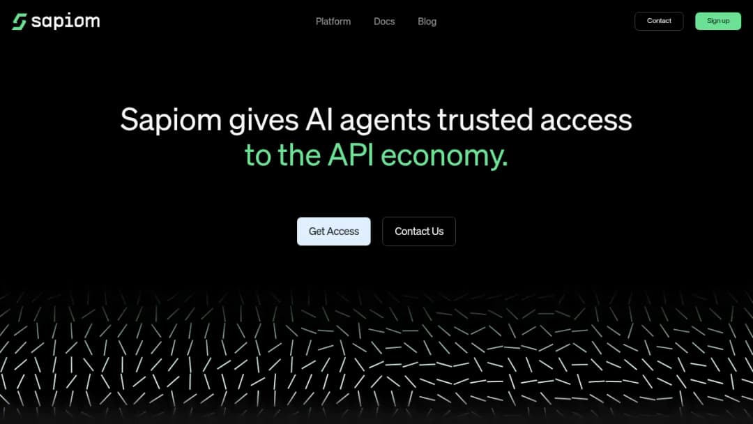 Sapiom screenshot