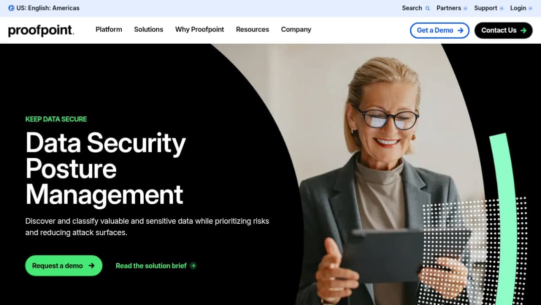 Proofpoint Data Security Posture Management screenshot