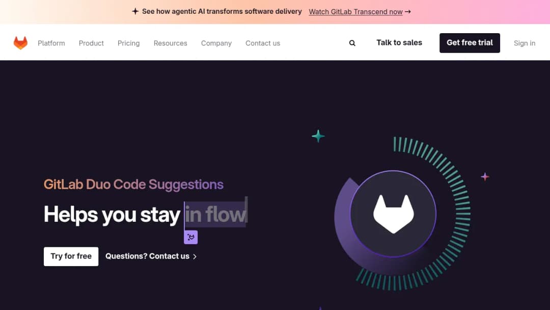 GitLab Code Suggestions screenshot
