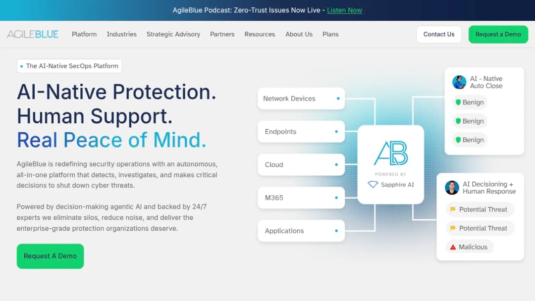 AgileBlue screenshot