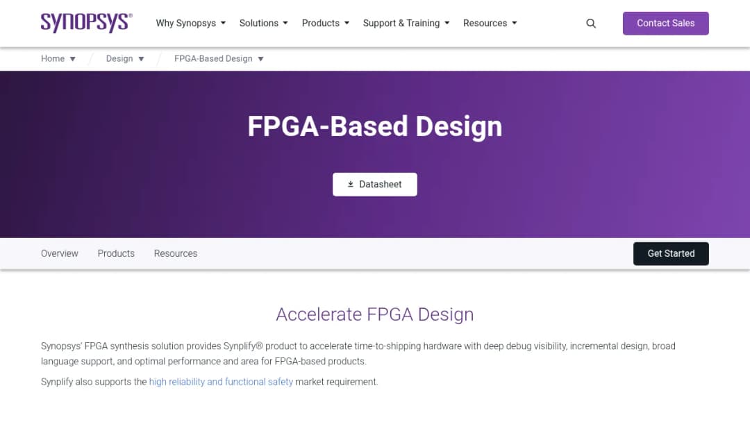 Synopsys FPGA Design screenshot