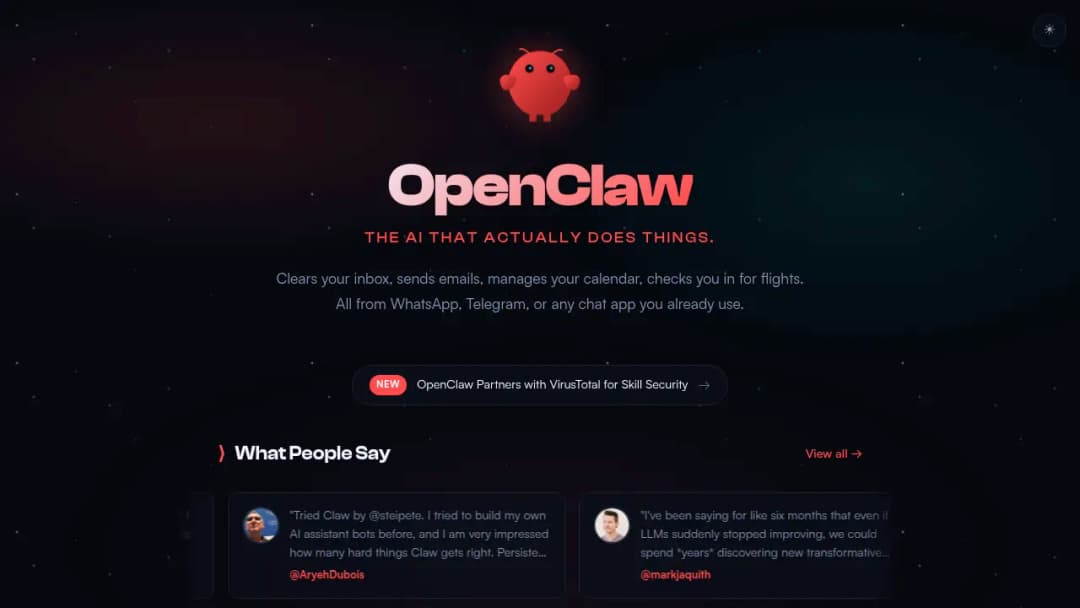 OpenClaw screenshot