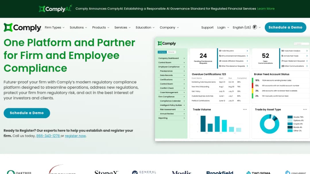 Comply screenshot