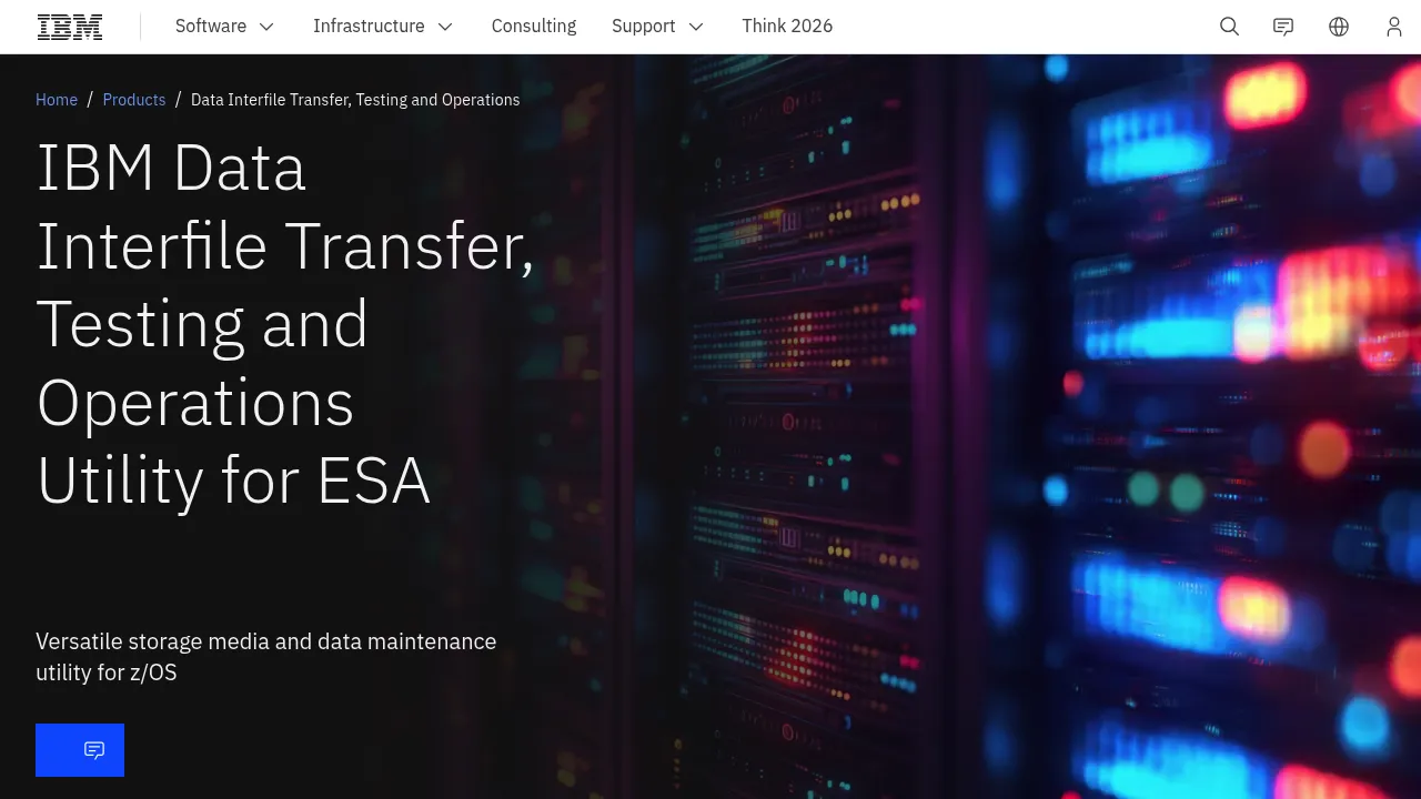 IBM Data Interfile Transfer Test Operations screenshot
