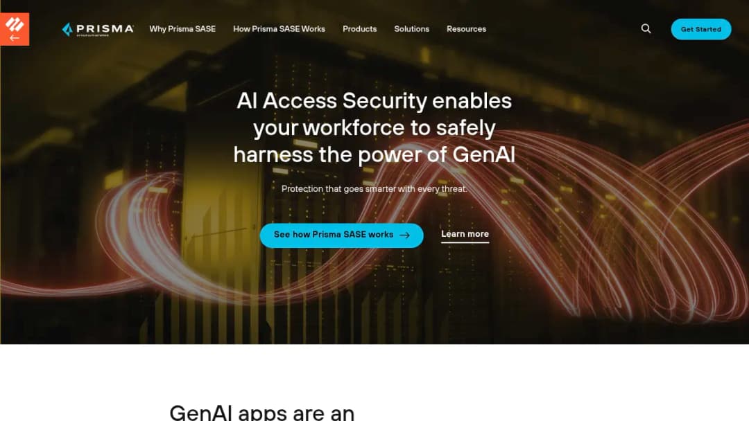 Palo Alto Networks AI Access Security screenshot