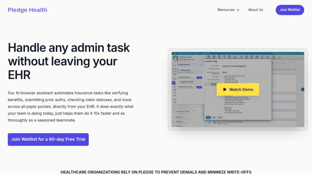 Pledge Health screenshot