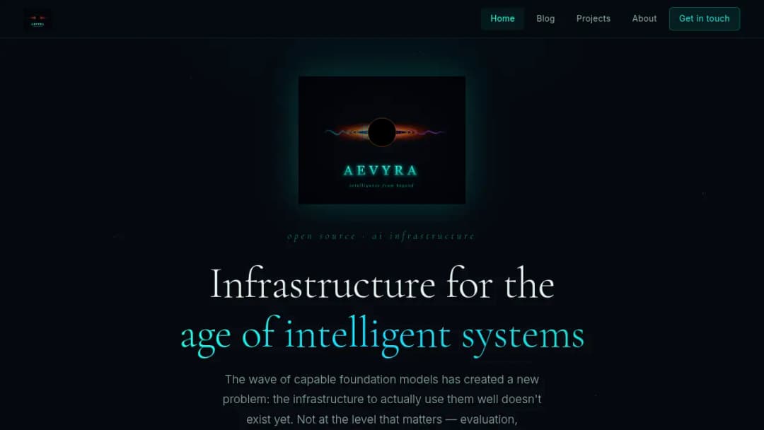 Aevyra AI screenshot