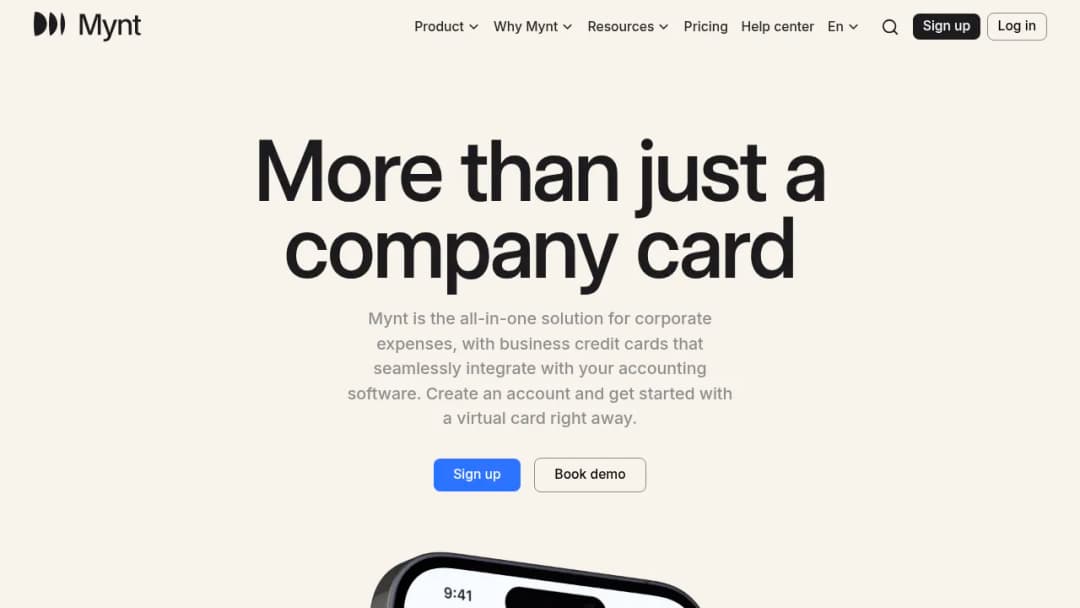 Mynt screenshot