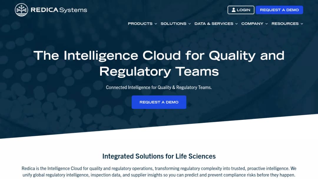 Redica Systems screenshot