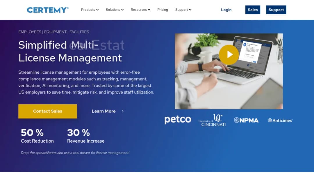 Certemy screenshot