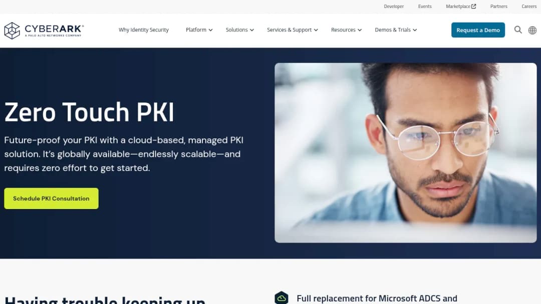 CyberArk Zero Touch PKI screenshot